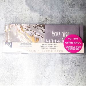 60 set Earthy Elegance Cards & Envelopes Set